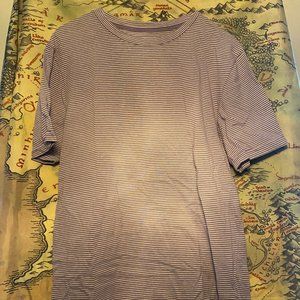 Purple ZINE Striped Tee